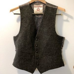 Harris Tweed Wool Waistcoat/Vest